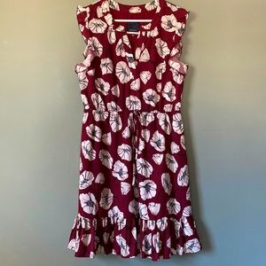 ModCloth dress size large sleeveless ruffles